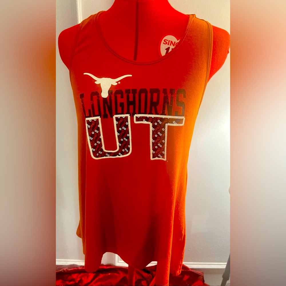 University of Texas Longhorns Tank Top Tie back size large 11/13